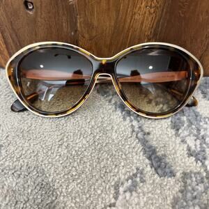 MORGENTHAL FREDERICS HEIDI 197 TORTOISE BROWN AUTHENTIC SUNGLASSES  55-15